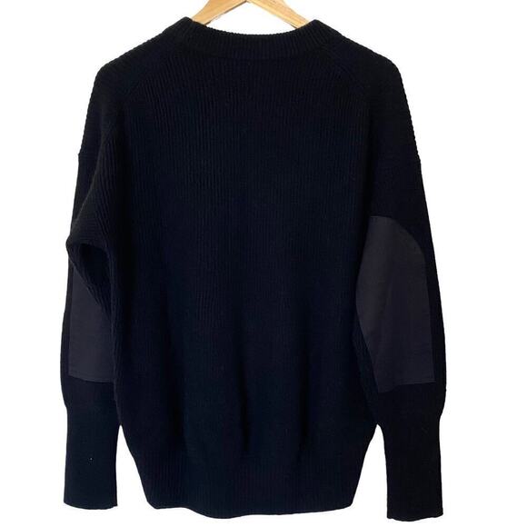 A.L.C.  Memphis Ribbed Wool Blend Sweater in Black, Size Small - Picture 5 of 14